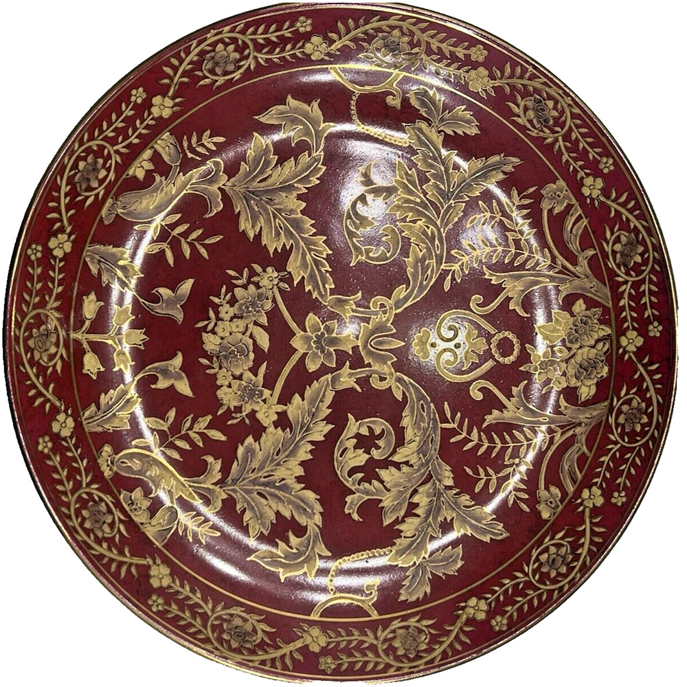 Vintage Asian Hand Painted Porcelain Plates Tapestry Decorative Plate, China